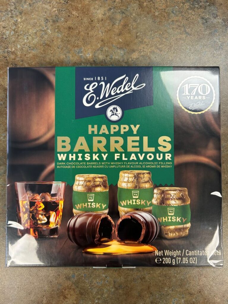 Polish Chocolate Whiskey Barrels by Wedel.