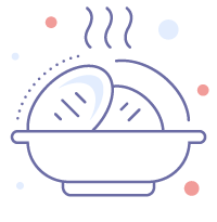 Cutlet Meal Icon.