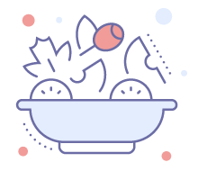 Salad Icon.