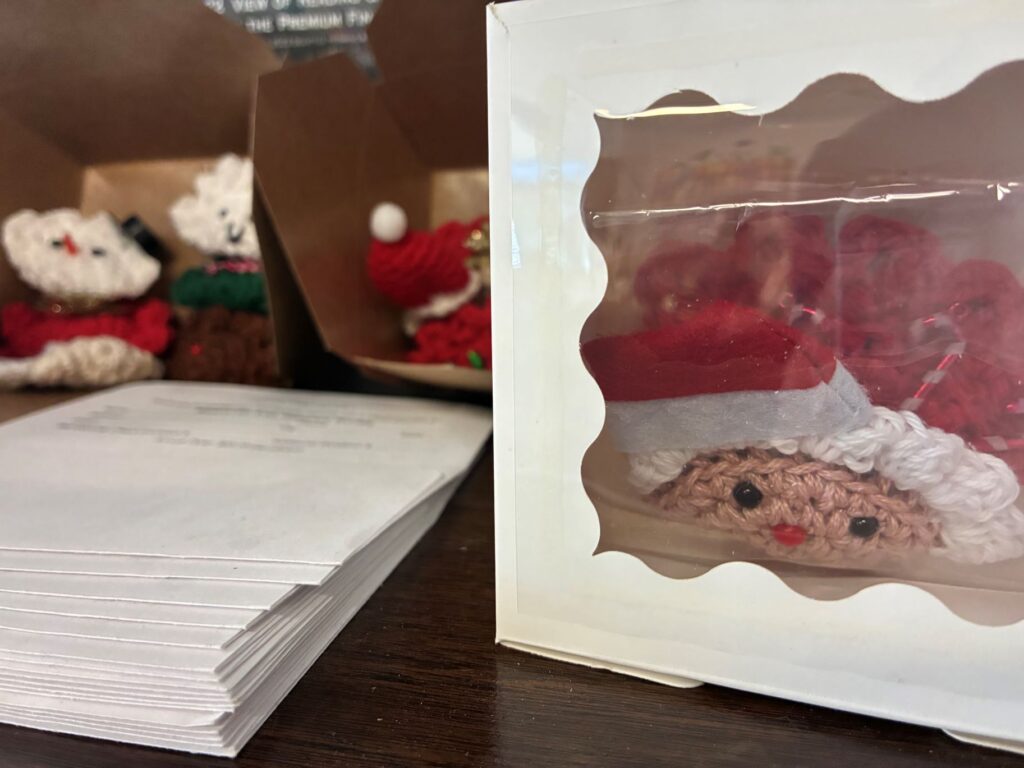 Kat's Pierogi Product Ornaments in a Box.