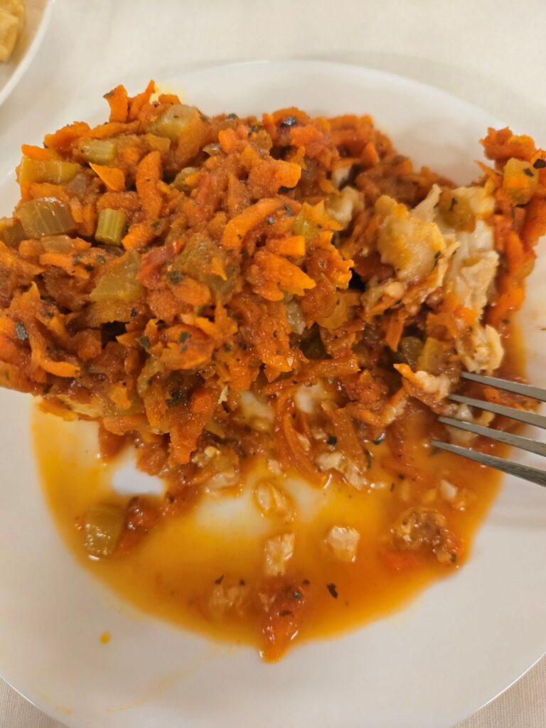 Kat's Greek Fish Dish for the 2nd Annual Holy Supper.