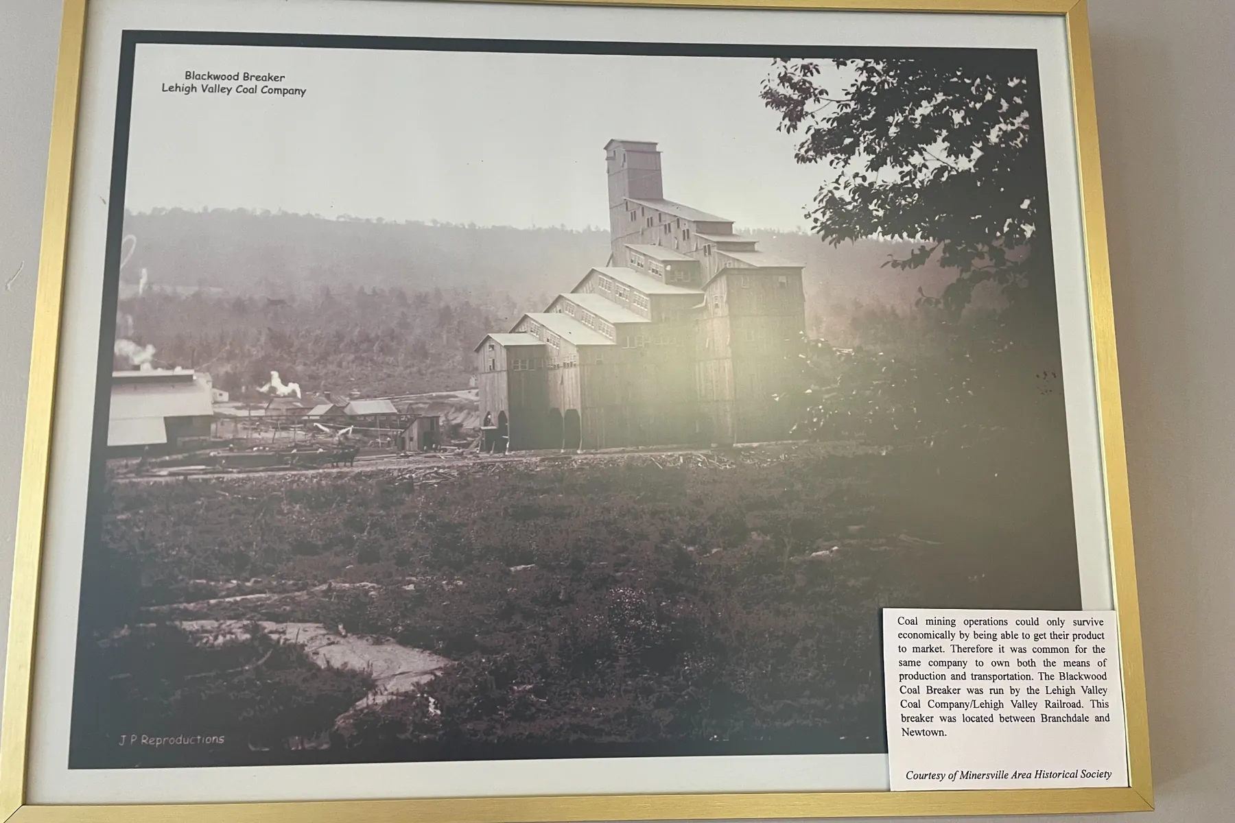 Blackwood Coal Breaker near Branchdale and Newton, Pennsylvania.