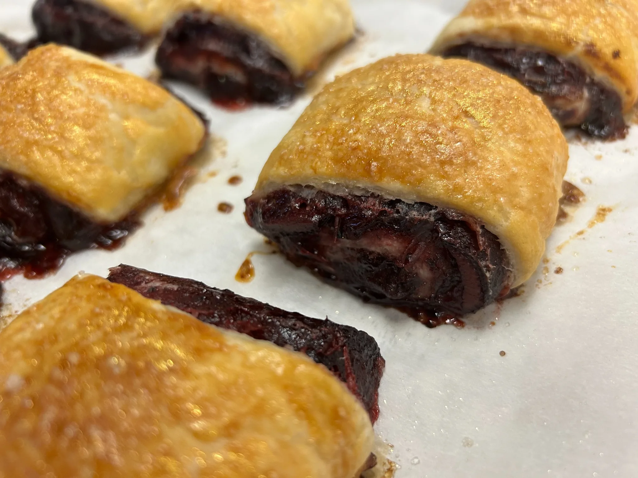 Marmalade pastry hand pies filled with fresh fruit filling at Kat’s Café & Restaurant.